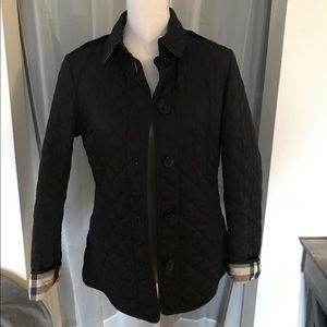 BLACK BURBERRY BRIT JACKET